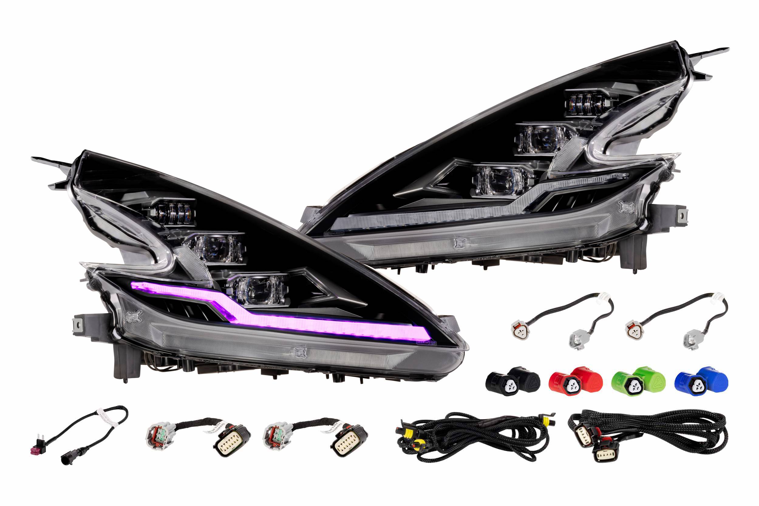 ジローラモ Morimoto Nissan 370Z (09-21) XB Evo Hybrid LED Headlights | LF2-474Y